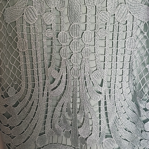 Mint crochet tank XS - Picture 6 of 6